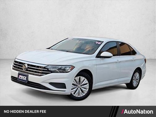 White Silver Metallic 2019 Volkswagen Jetta 1.4T S