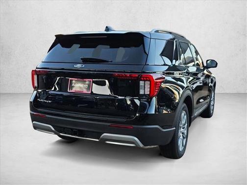 Agate Black Metallic 2026 Ford Explorer Platinum