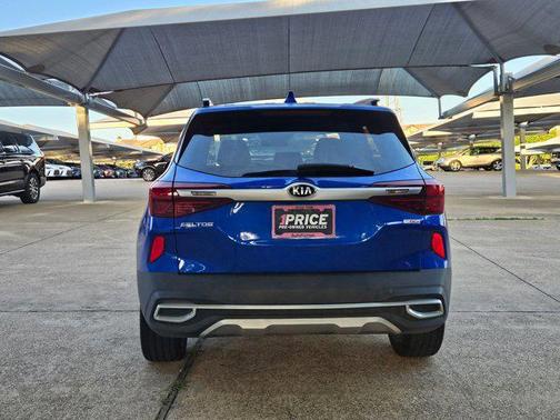 Neptune Blue 2021 Kia Seltos SX Turbo
