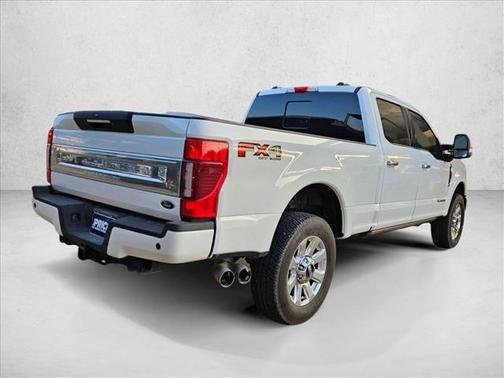 Star White Metallic Tri-Coat 2020 Ford F-250 Platinum