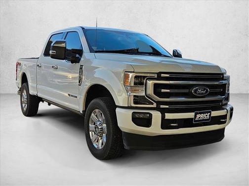 Star White Metallic Tri-Coat 2020 Ford F-250 Platinum