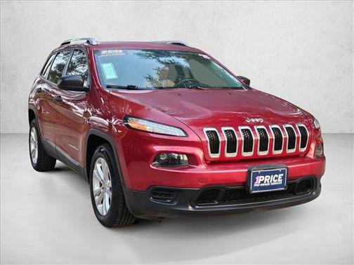 Deep Cherry Red Crystal Pearlcoat 2015 Jeep Cherokee Sport