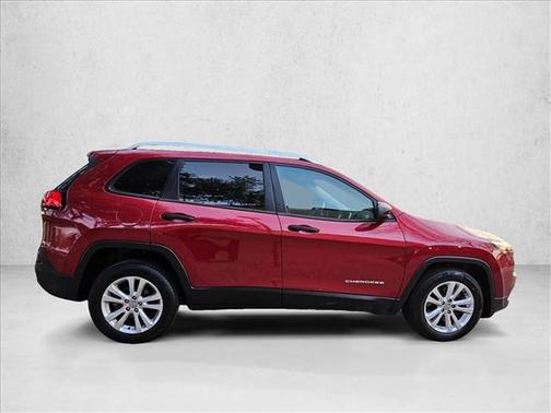 Deep Cherry Red Crystal Pearlcoat 2015 Jeep Cherokee Sport