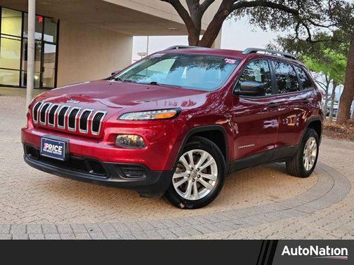 Deep Cherry Red Crystal Pearlcoat 2015 Jeep Cherokee Sport