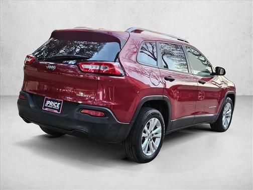 Deep Cherry Red Crystal Pearlcoat 2015 Jeep Cherokee Sport
