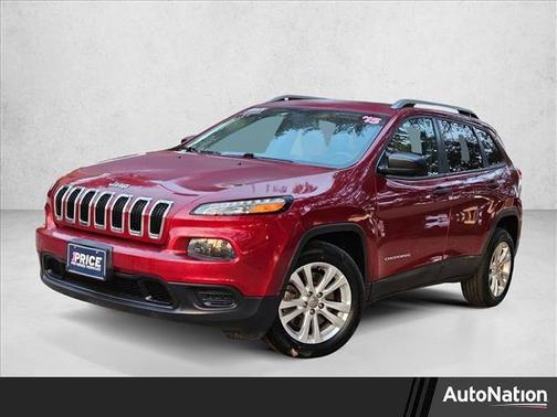 Deep Cherry Red Crystal Pearlcoat 2015 Jeep Cherokee Sport