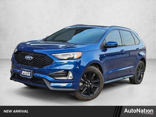 Atlas Blue Metallic 2024 Ford Edge ST Line