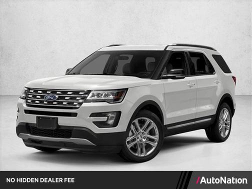 White Platinum Metallic Tri-Coat 2016 Ford Explorer XLT