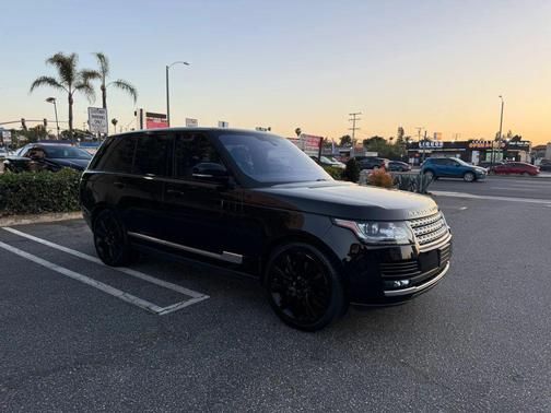 Black 2016 Land Rover Range Rover 5.0L Supercharged