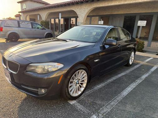 Black 2011 BMW 535 535i Sedan 4D