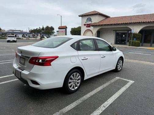 White 2018 Nissan Sentra S