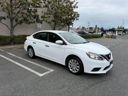 White 2018 Nissan Sentra S