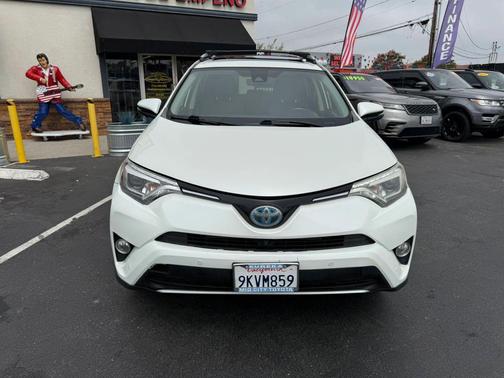 White 2016 Toyota RAV4 Hybrid Limited