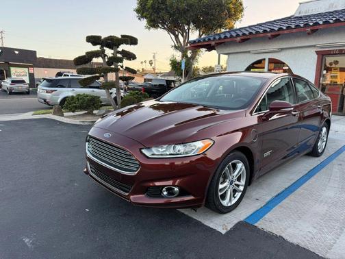 Burgundy 2016 Ford Fusion Energi Titanium