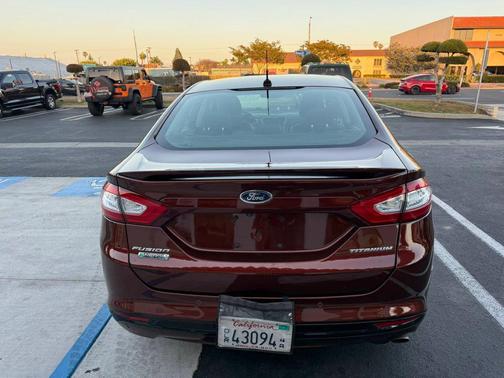 Burgundy 2016 Ford Fusion Energi Titanium