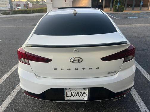 White 2019 Hyundai ELANTRA Sport