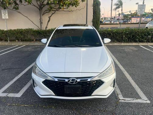 White 2019 Hyundai ELANTRA Sport