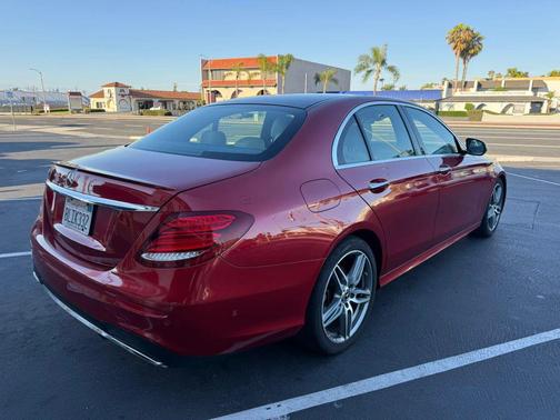 Red 2019 Mercedes-Benz E-Class E 300 Sedan 4D
