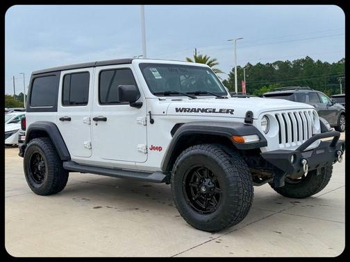 Bright White Clearcoat 2019 Jeep Wrangler Unlimited Sport