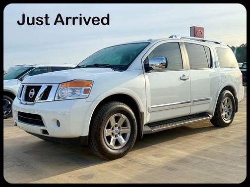 Pearl White 2015 Nissan Armada Platinum