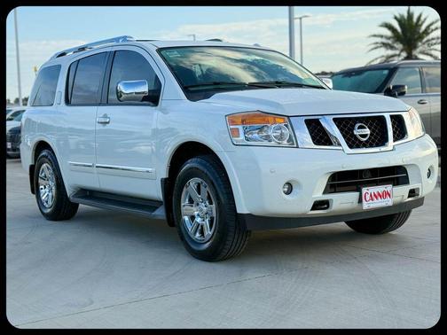 Pearl White 2015 Nissan Armada Platinum