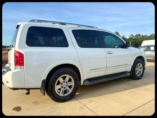Pearl White 2015 Nissan Armada Platinum
