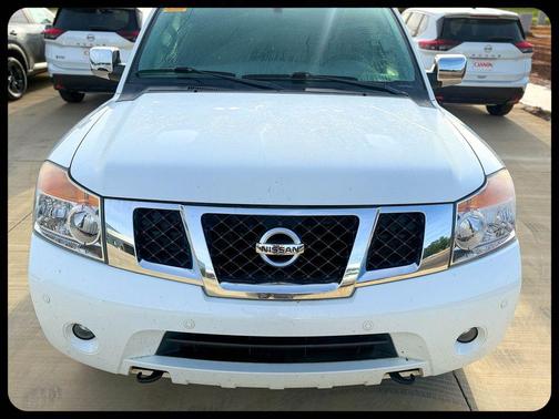 Pearl White 2015 Nissan Armada Platinum