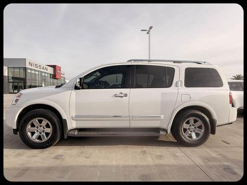 Pearl White 2015 Nissan Armada Platinum