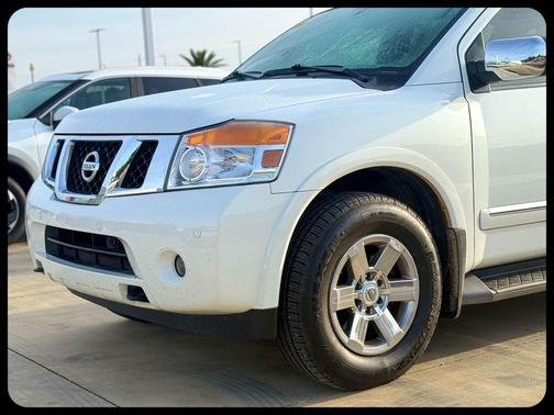 Pearl White 2015 Nissan Armada Platinum