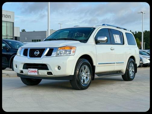 Pearl White 2015 Nissan Armada Platinum