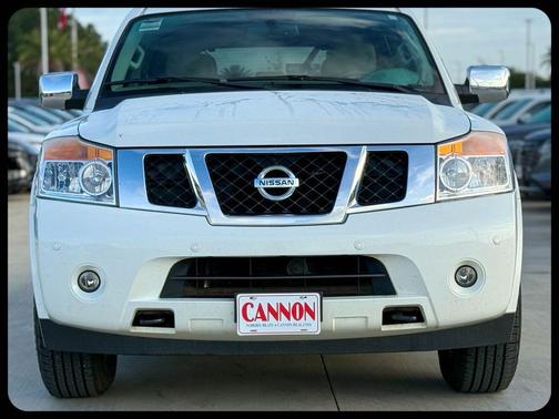 Pearl White 2015 Nissan Armada Platinum
