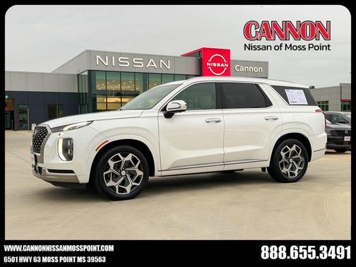 Hyper White 2022 Hyundai PALISADE Calligraphy