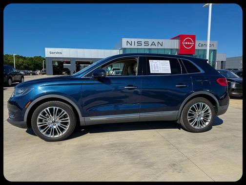 Midnight Sapphire Blue Metallic 2017 Lincoln MKX Reserve