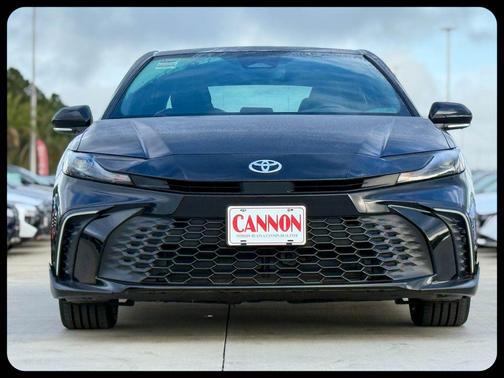 Midnight Black Metallic 2025 Toyota Camry SE