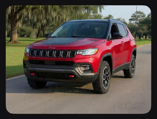 Red Hot Pearlcoat 2025 Jeep Compass Trailhawk