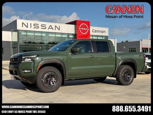 Tactical Green Metallic 2026 Nissan Frontier PRO-X