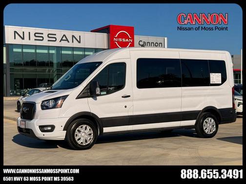 Oxford White 2024 Ford Transit-350 XLT
