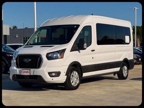 Oxford White 2024 Ford Transit-350 XLT