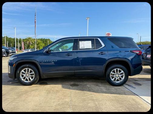Northsky Blue Metallic 2023 Chevrolet Traverse LS