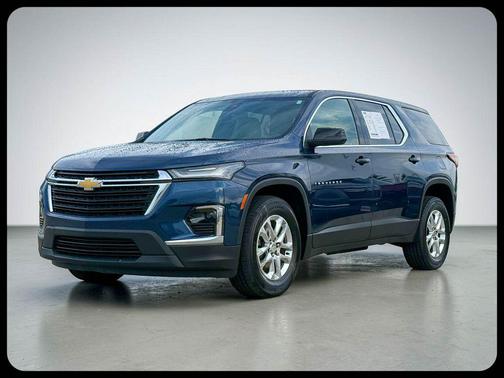 Northsky Blue Metallic 2023 Chevrolet Traverse LS