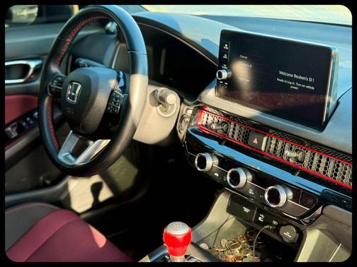 Platinum White 2025 Honda Civic Si Base