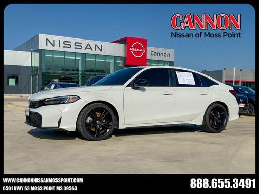 Platinum White 2025 Honda Civic Si Base