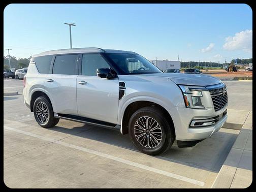 Brilliant Silver Metallic 2025 Nissan Armada SL 2WD
