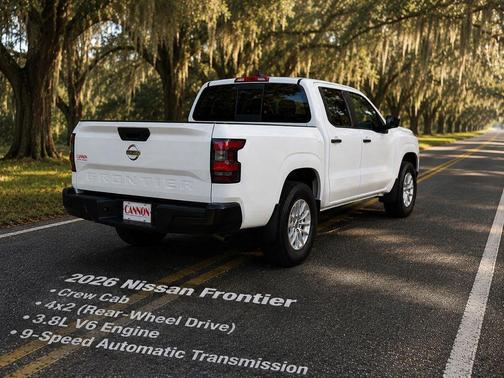 Glacier White 2026 Nissan Frontier S