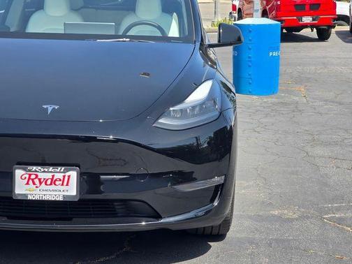 Solid Black 2025 Tesla Model Y Long Range
