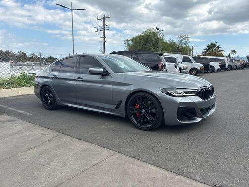 Skyscraper Gray Metallic 2023 BMW M550 i Xdrive