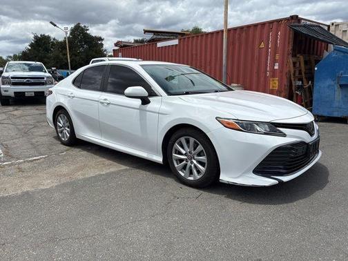 Super White 2019 Toyota Camry LE