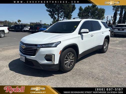 Summit White 2023 Chevrolet Traverse LT Cloth