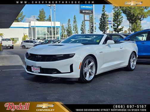 Summit White 2023 Chevrolet Camaro LT1