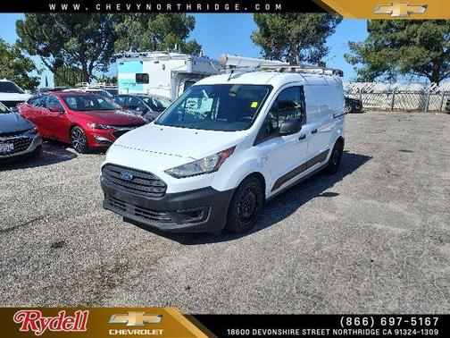 Frozen White 2020 Ford Transit Connect XL Cargo Van